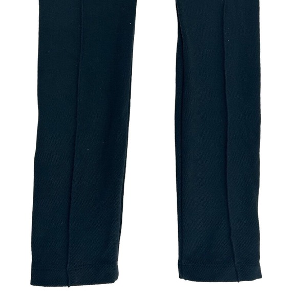 BCBG Maxazria faux leather panel Elastic Waist Pleated Zipper Dark Blue Size XS - Picture 7 of 11